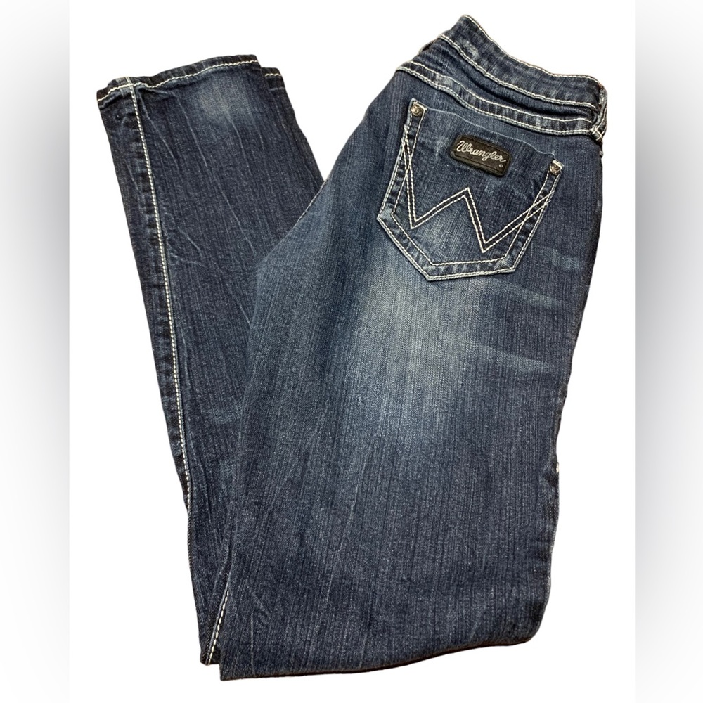 Wrangler Premium Patch Ultra Low Rise Skinny Jeans
